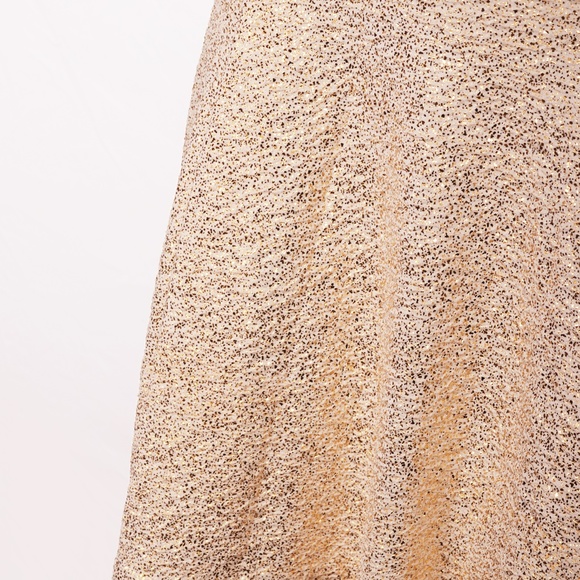 Aqua Cream-Tone Mini w/Gold Flecks & Pockets (M) - Picture 3 of 6